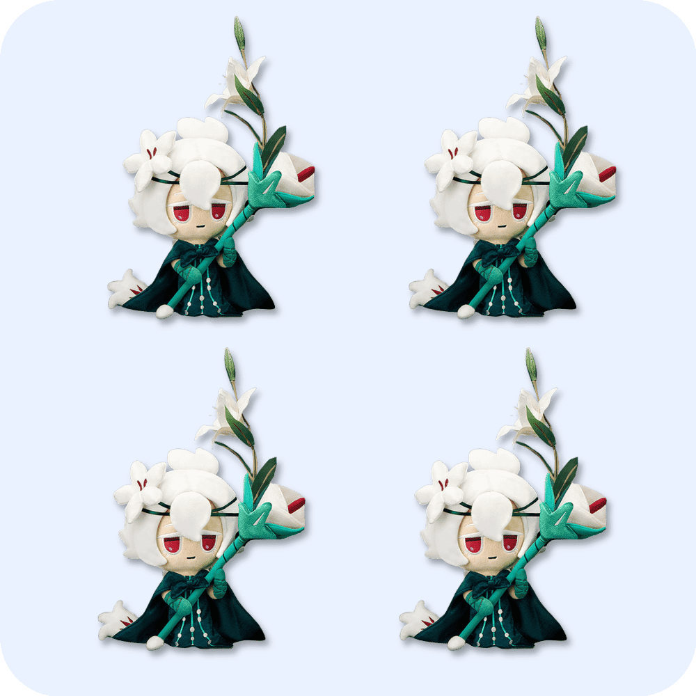 White Lily Plush 4PCS White Lily Plush 4PCS